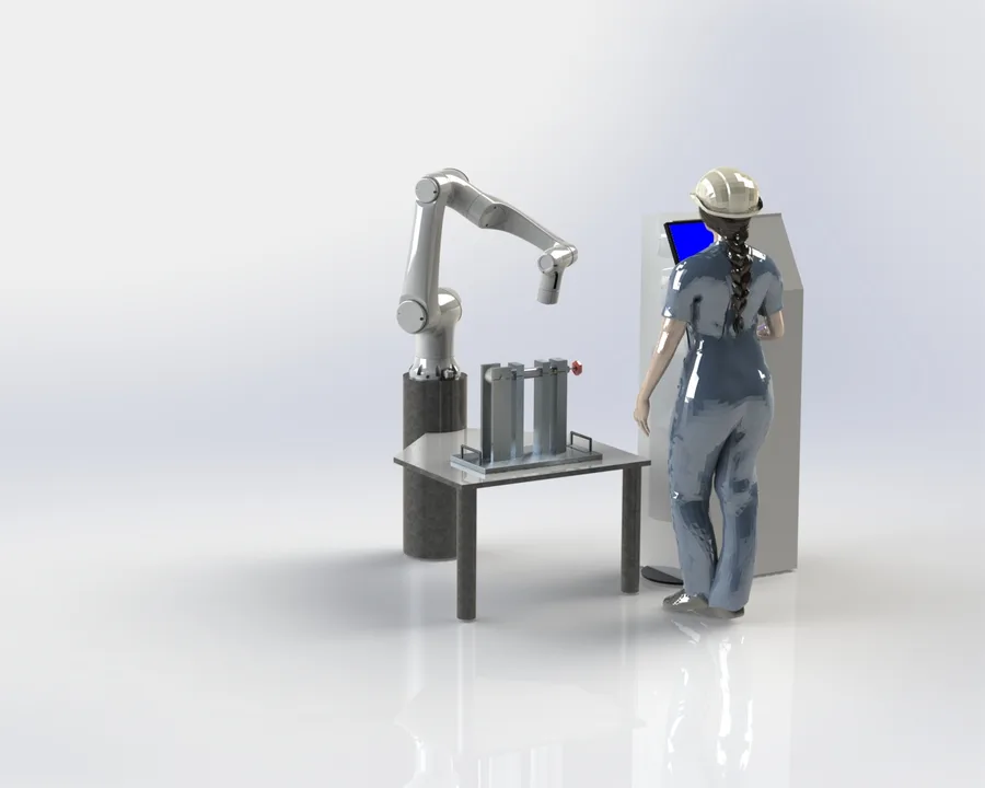 Automated orbital welding cell design